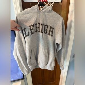 Champion Gray 'LEHIGH' Crewneck Hoodie Sweatshirt
